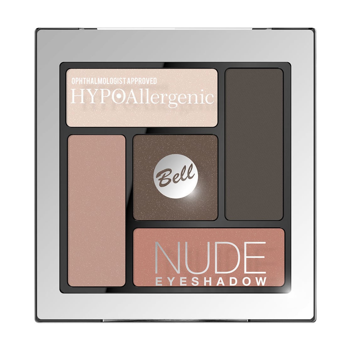 Сатиново-кремові тіні для повік Bell HypoAllergenic Nude Eyeshadow 03, 5 г